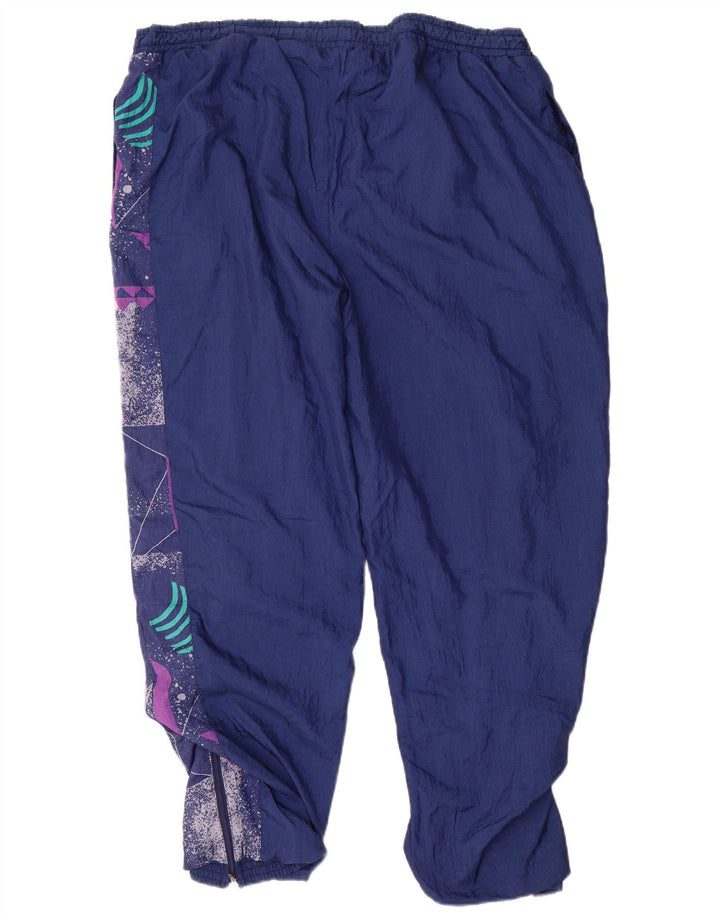 ORSO POETA  Mens Full Tracksuit XL Navy Blue Geometric Polyamide
