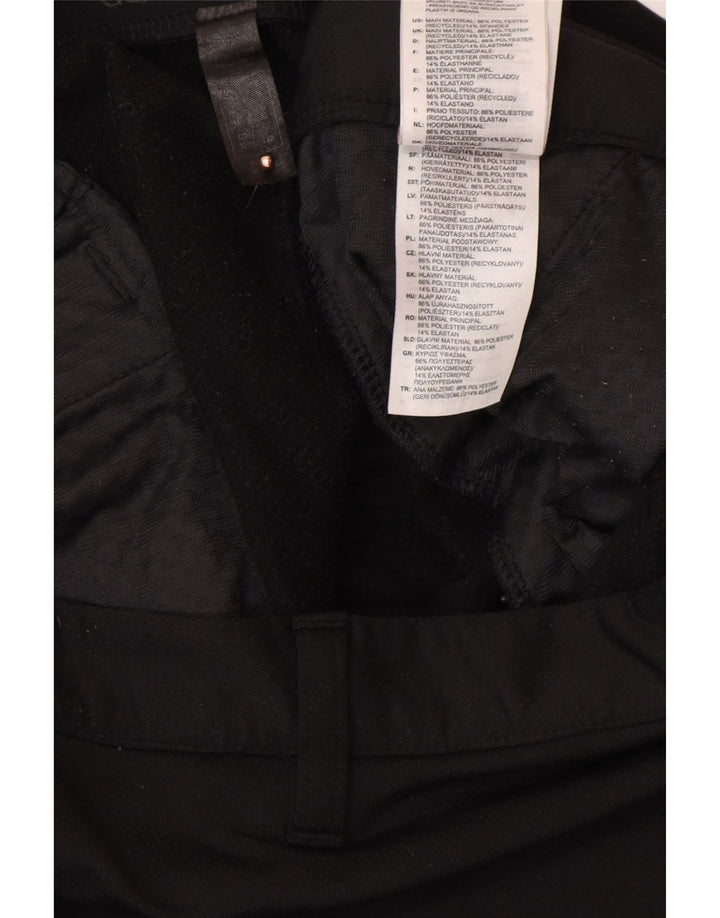 ADIDAS Mens Slim Chino Trousers XL W40 L30 Black Polyester