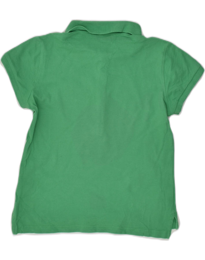 RALPH LAUREN Girls Polo Shirt 12-13 Years Large  Green Cotton | Vintage Ralph Lauren | Thrift | Second-Hand Ralph Lauren | Used Clothing | Messina Hembry 