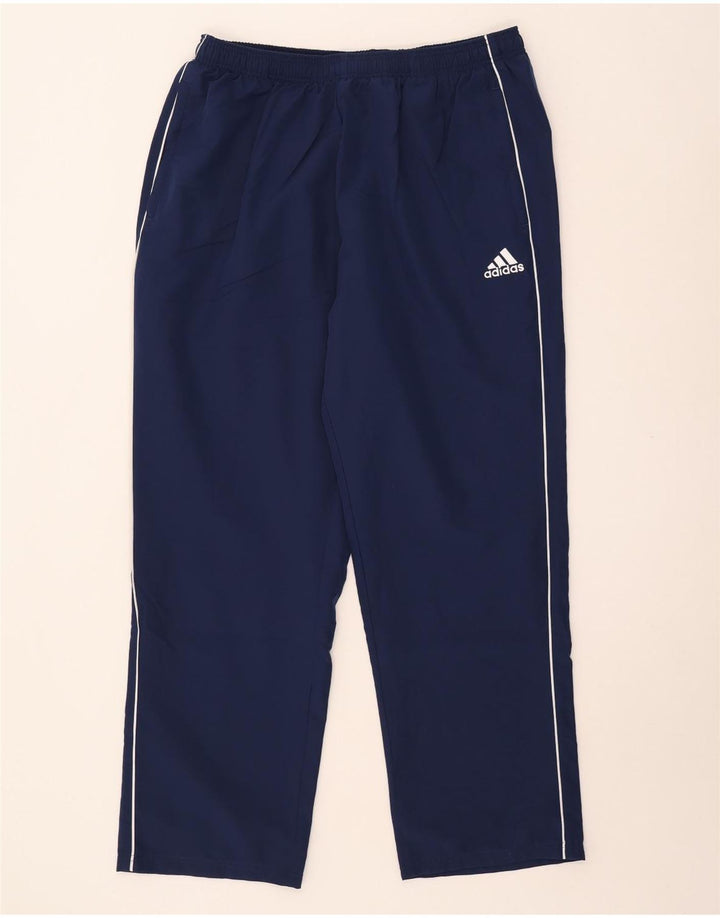 Adidas Mens Tracksuit Trousers 2XL  Navy Blue Polyester