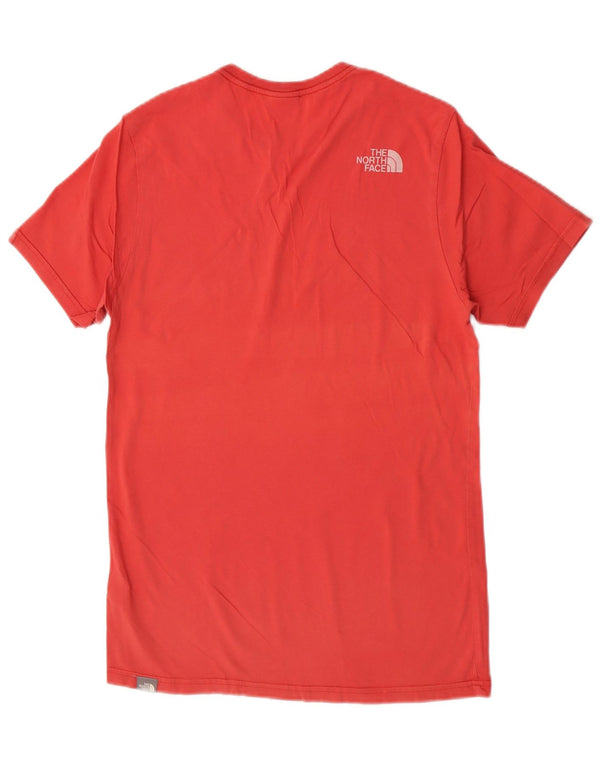 The North Face Mens Graphic T-Shirt Top Small Pink Cotton