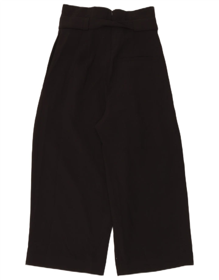 Coast Womens Crop Harem Trousers EU 36 Small W30 L23 Black Polyester