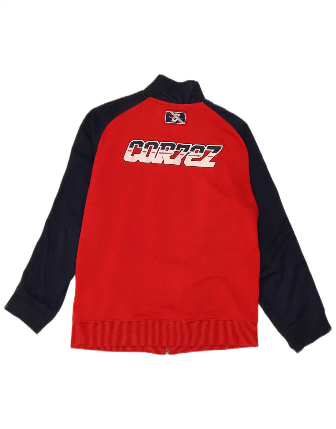 Nike Boys Graphic Tracksuit Top Jacket 11-12 Years Medium Red Colourblock