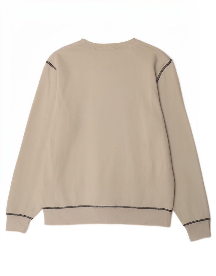 Champion Mens Sweatshirt Jumper Medium White Cotton