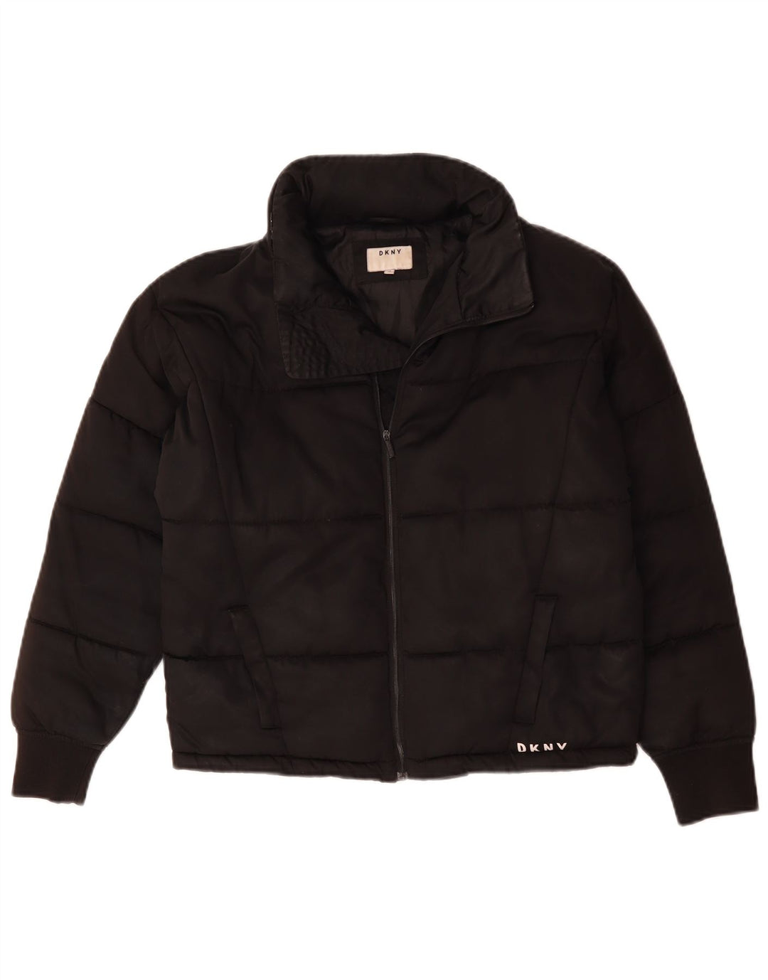 Dkny Girls Padded Jacket 13-14 Years Black Polyester