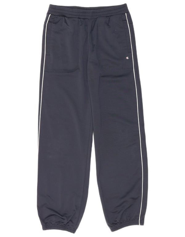Champion Boys Tracksuit Trousers Joggers 13-14 Years XL Navy Blue Polyester
