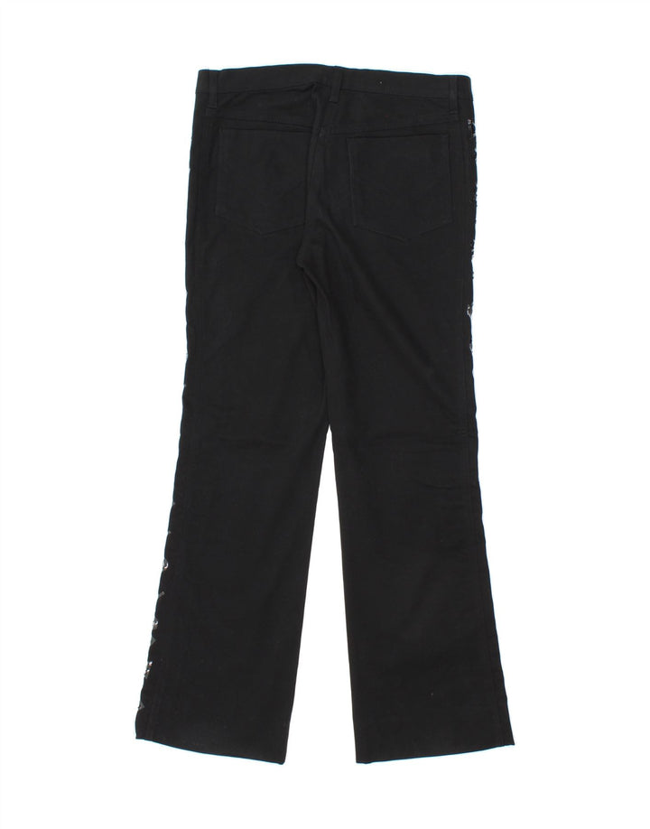 ROCCOBAROCCO Womens Bootcut Casual Trousers IT 44 Medium W30 L29 Black Vintage Roccobarocco and Second-Hand Roccobarocco from Messina Hembry 