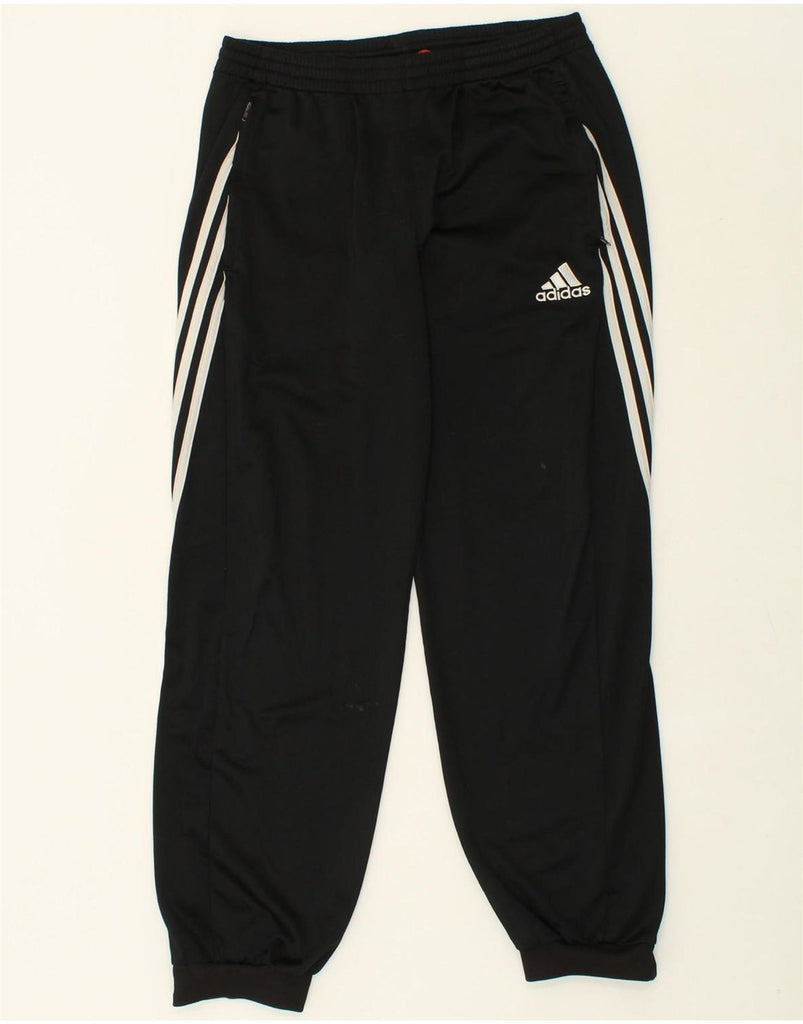 ADIDAS Mens Tracksuit Trousers Joggers Large Black Polyester Vintage Adidas and Second-Hand Adidas from Messina Hembry 