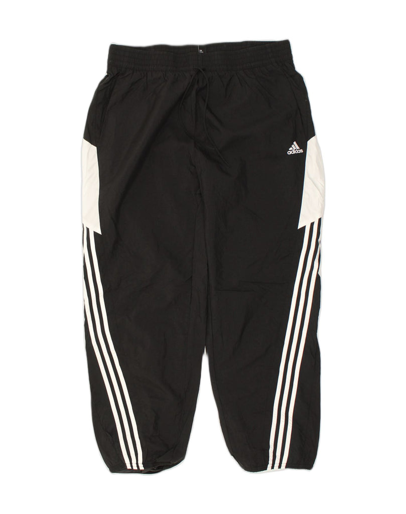 ADIDAS Womens Tracksuit Trousers Joggers UK 20 2XL  Black Colourblock | Vintage Adidas | Thrift | Second-Hand Adidas | Used Clothing | Messina Hembry 