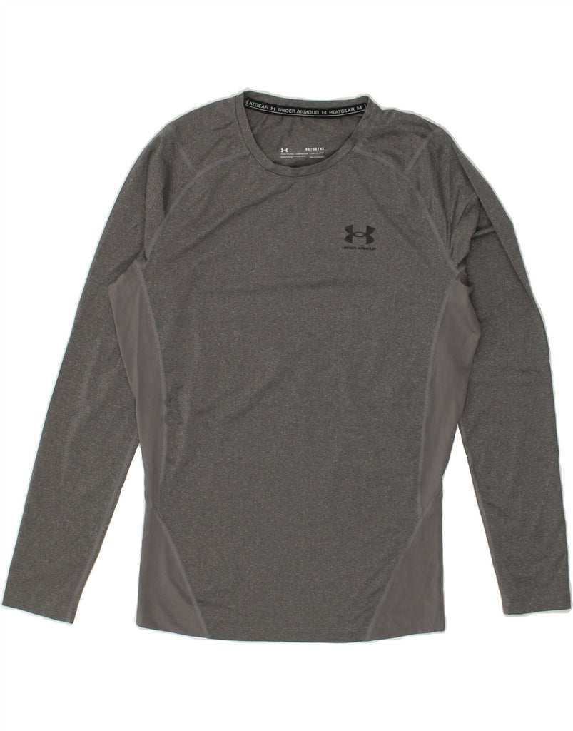 UNDER ARMOUR Mens Heat Gear Top Long Sleeve XL Grey | Vintage Under Armour | Thrift | Second-Hand Under Armour | Used Clothing | Messina Hembry 