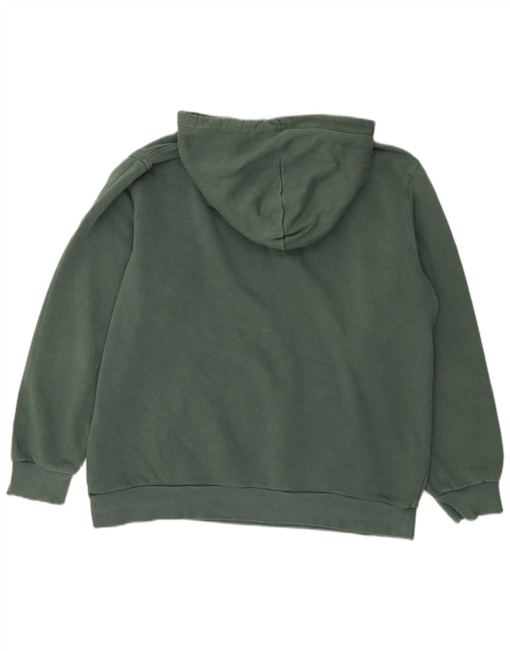 Converse Mens Hoodie Jumper XL Green Cotton
