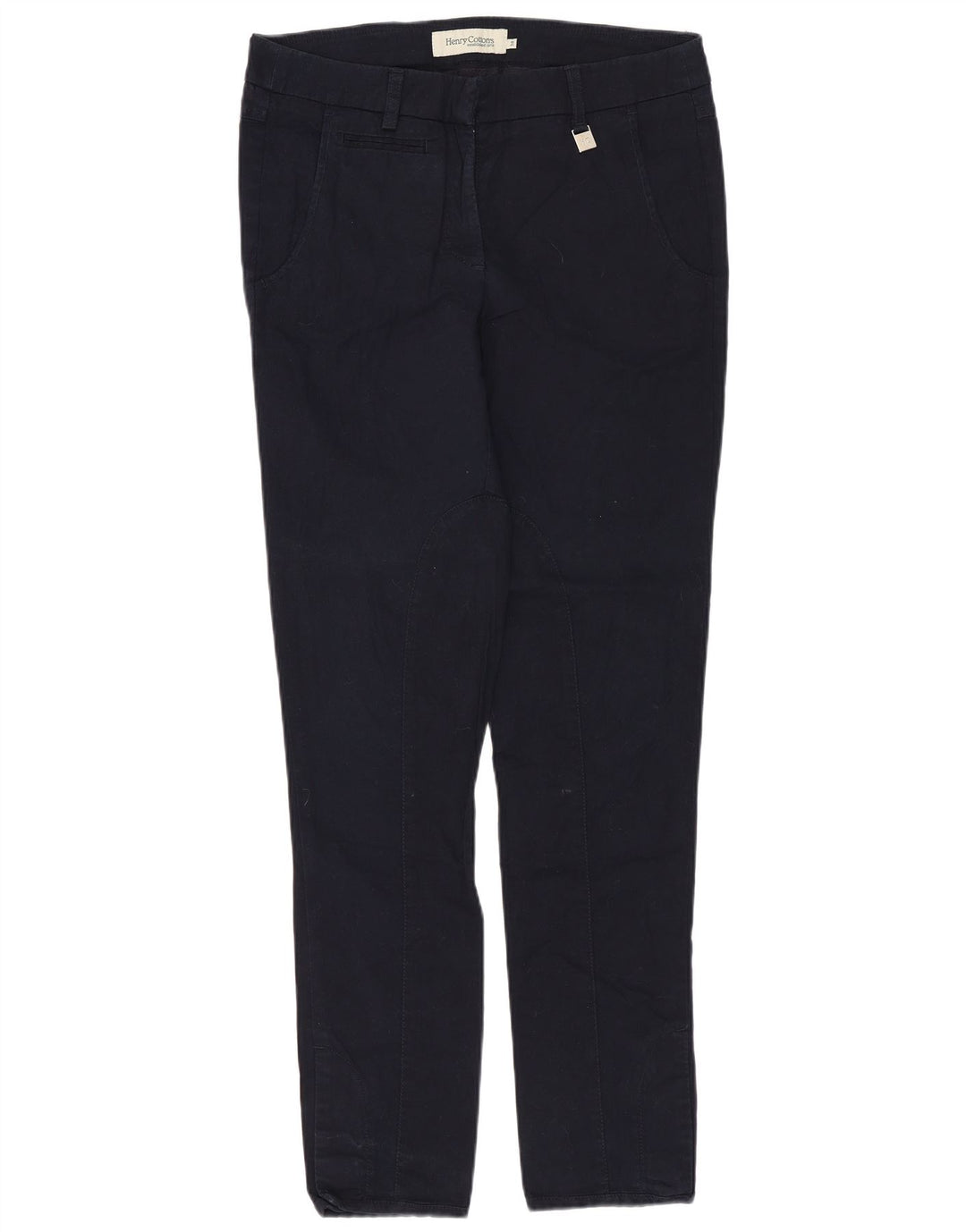 Henry Cottons Womens Slim Chino Trousers EU 38 Medium W28 L28 Navy Blue