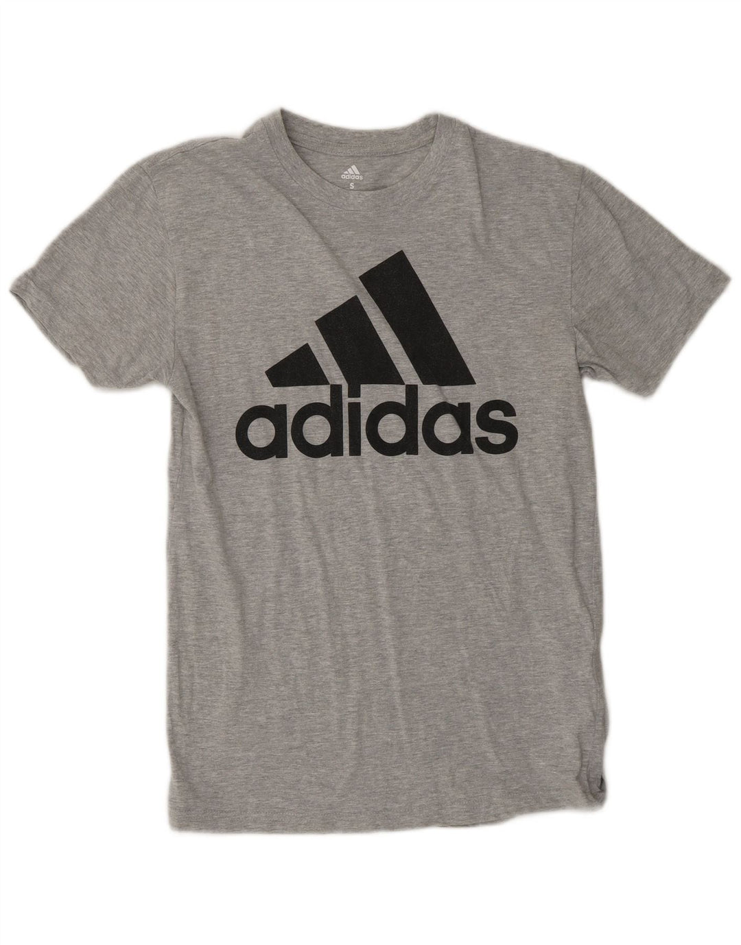 ADIDAS Mens Golf Graphic T-Shirt Top Small Grey Flecked Cotton Vintage Adidas and Second-Hand Adidas from Messina Hembry 