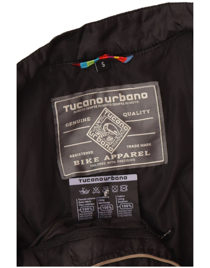 Tucano Urbano Mens Quilted Jacket UK 36 Small Black Polyester
