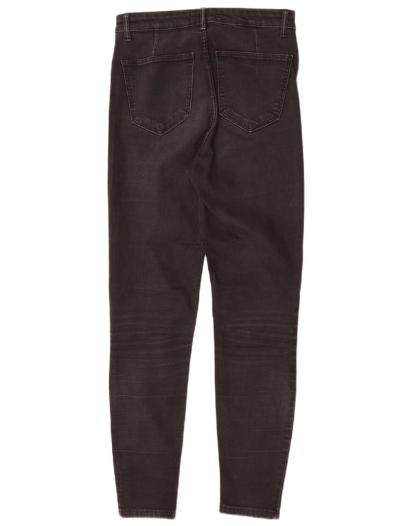 Zara Womens High Waist Skinny Jeans EU 40 Medium W30 L28 Black