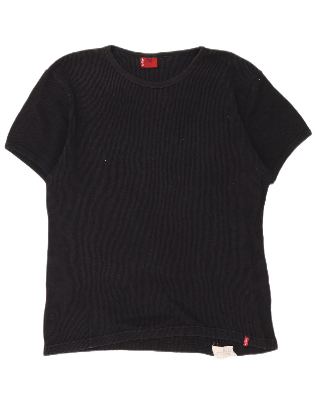 Levi's Mens T-Shirt Top XL Black Cotton