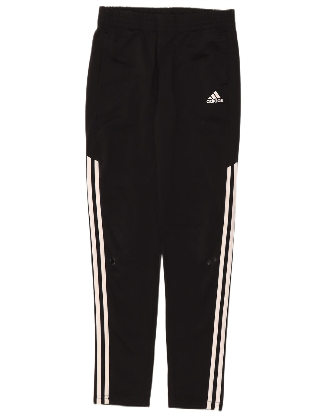 Adidas Boys Tracksuit Trousers 13-14 Years Black Polyester