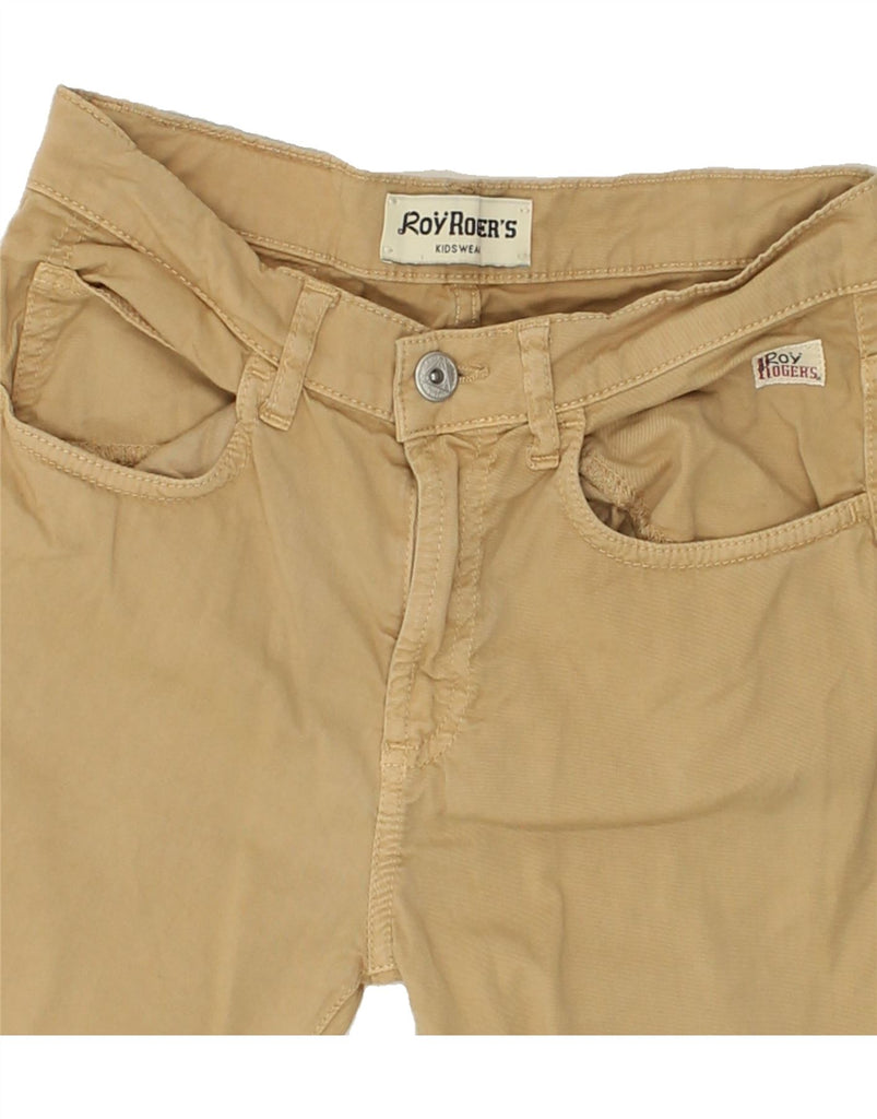 ROY ROGERS Boys Straight Casual Trousers 11-12 Years W26 L27  Beige Cotton | Vintage Roy Rogers | Thrift | Second-Hand Roy Rogers | Used Clothing | Messina Hembry 