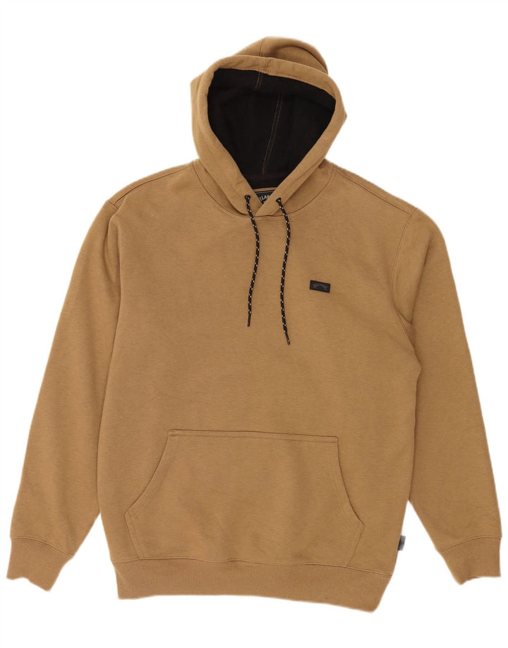 Billabong Mens Hoodie Jumper Medium Beige Polyester