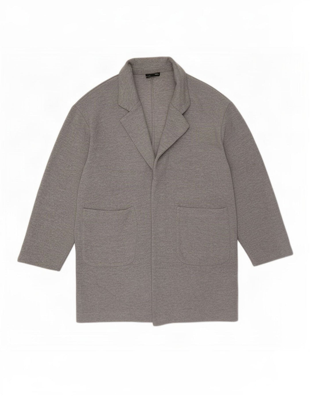 Zara Womens Open Overcoat UK 10 Small Grey