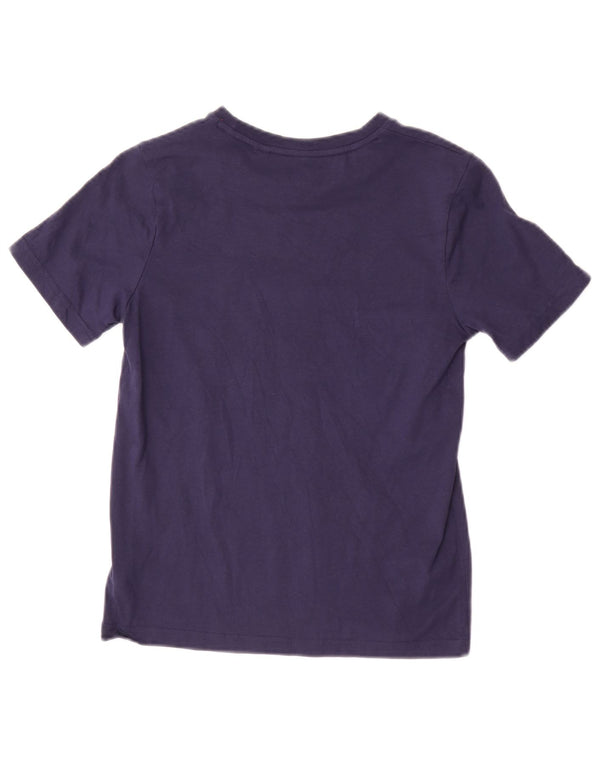 Timberland Boys T-Shirt Top 11-12 Years XS Navy Blue Colourblock Cotton