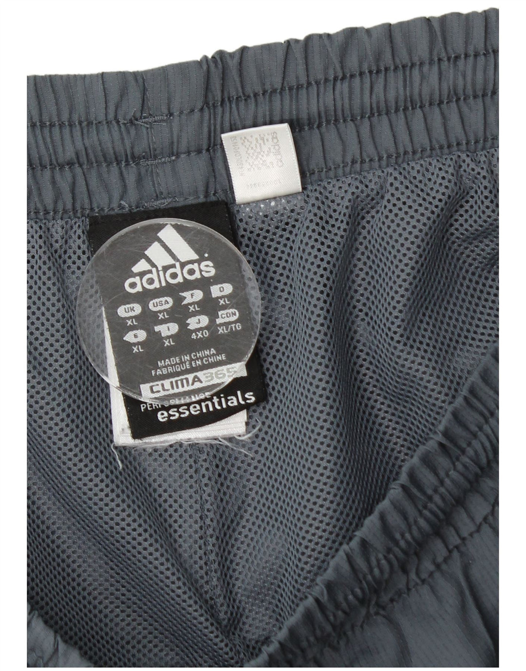 Adidas Mens Capri Tracksuit Trousers XL  Grey Polyester
