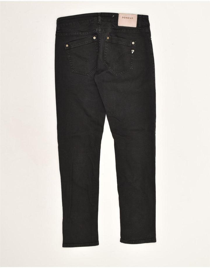 DONDUP Womens Slim Jeans W29 L28 Black Cotton | Vintage Dondup | Thrift | Second-Hand Dondup | Used Clothing | Messina Hembry 