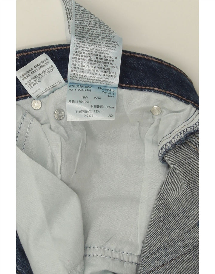 LEVI'S Womens Denim Shorts US 18 2XL W38  Blue Cotton Vintage Levi's and Second-Hand Levi's from Messina Hembry 