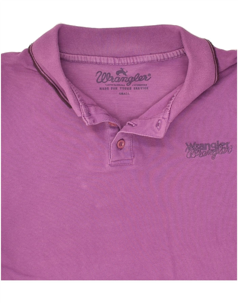 WRANGLER Mens Polo Shirt Small Purple Cotton | Vintage Wrangler | Thrift | Second-Hand Wrangler | Used Clothing | Messina Hembry 