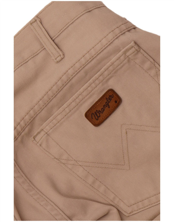 Wrangler Mens Straight Casual Trousers W32 L32 Beige