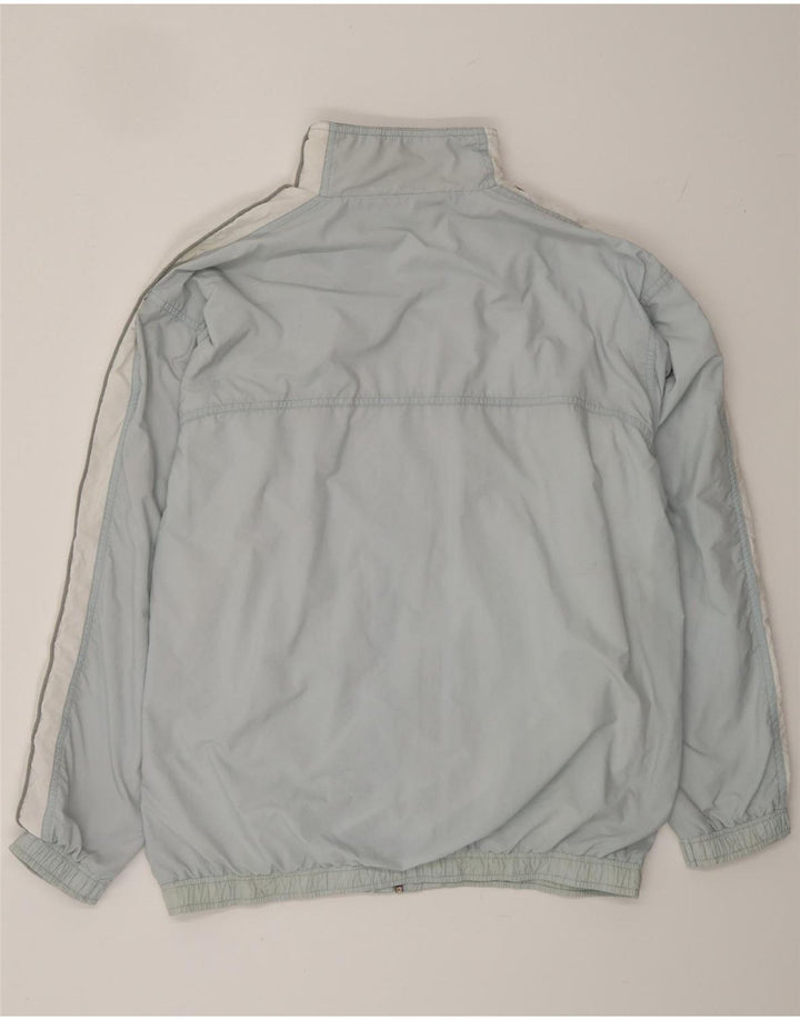 PUMA Boys Tracksuit Top Jacket 15-16 Years Blue Colourblock Nylon