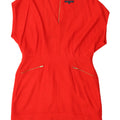 French Connection Womens Sheath Dress UK 16 Large Red Polyester