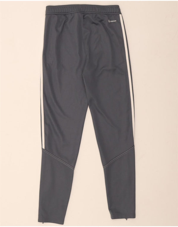 Adidas Boys Aeroready Tracksuit Trousers 13-14 Years  Grey Polyester
