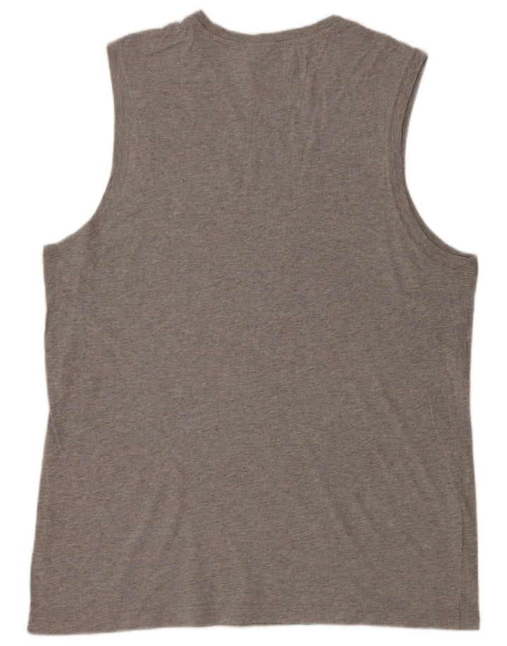 CHAMPION Mens Graphic Vest Top 2XL Grey
