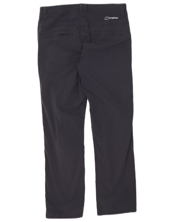 Berghaus Womens Straight Casual Trousers W32 L30 Navy Blue Polyamide