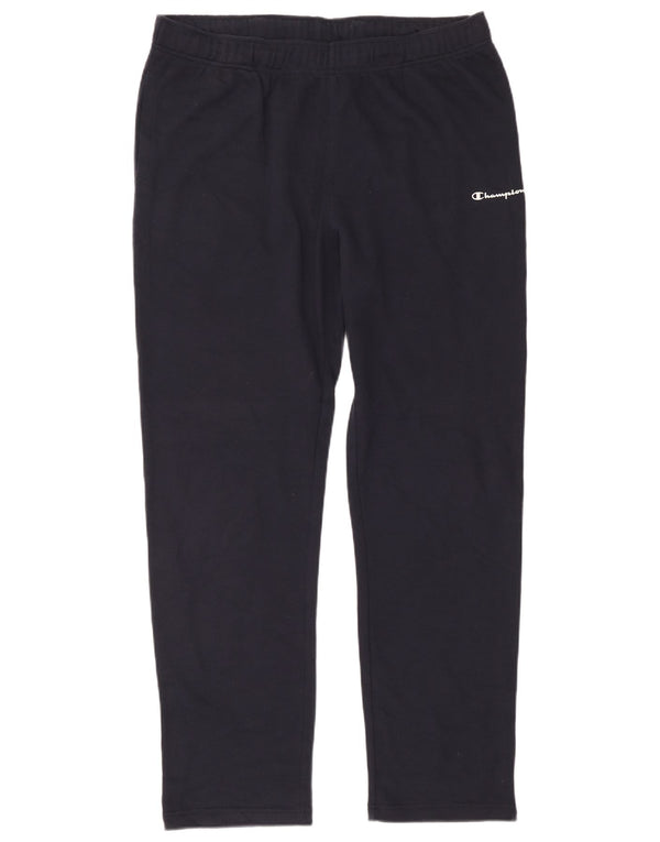 Champion Mens Regular Tracksuit Trousers 3XL Navy Blue Cotton