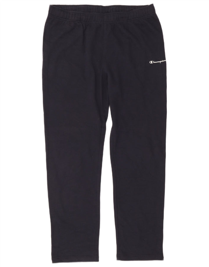 Champion Mens Regular Tracksuit Trousers 3XL Navy Blue Cotton