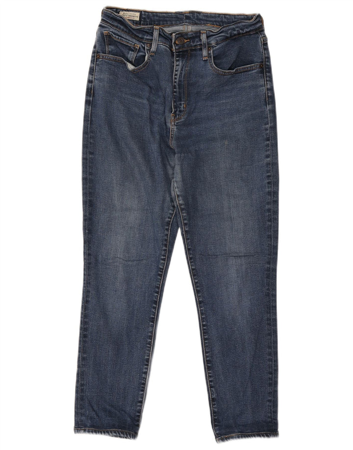 Levi's Womens High Waist Cropped Jeans W28 L25 Blue