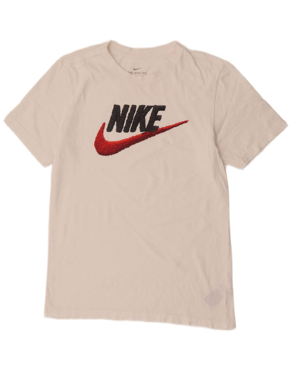 Nike Mens Graphic T-Shirt Top Small White Cotton