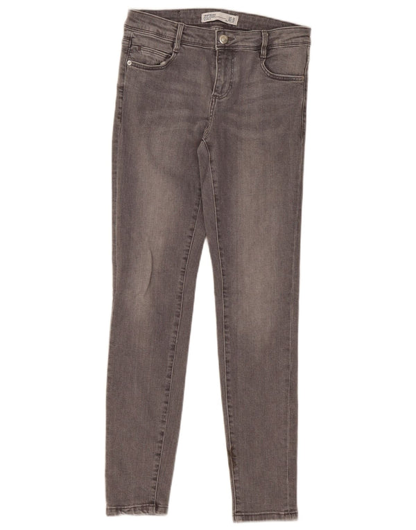 Zara Womens Skinny Jeans EU 36 XS W26 L26 Grey