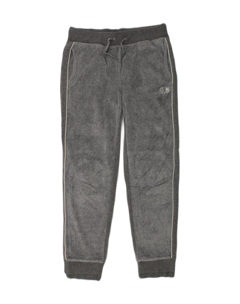 CHAMPION Boys Tracksuit Trousers Joggers 9-10 Years Medium Grey Cotton | Vintage Champion | Thrift | Second-Hand Champion | Used Clothing | Messina Hembry 