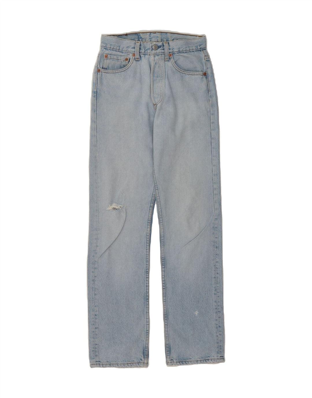 LEVI'S Womens Straight Jeans W26 L30 Blue Vintage Levi's and Second-Hand Levi's from Messina Hembry 