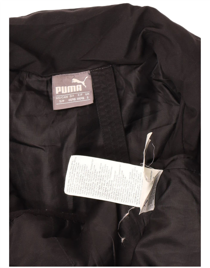 Puma Mens Padded Jacket UK 36 Small Black Polyester