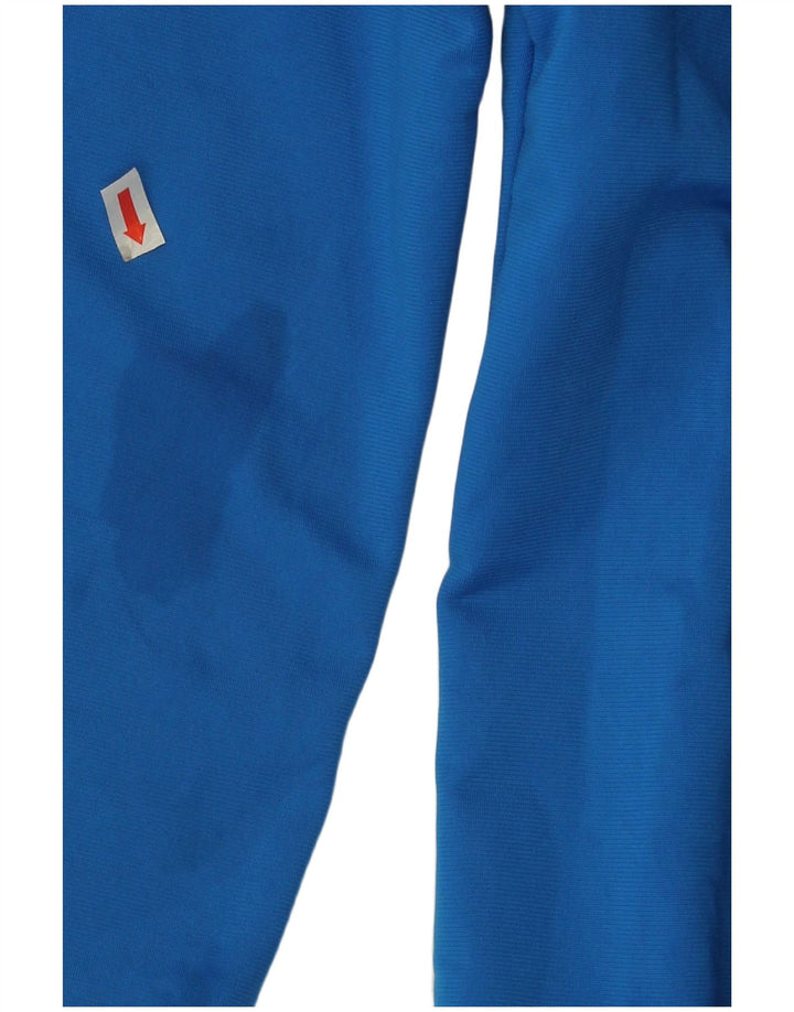 Puma Boys Graphic Tracksuit Top Jacket 13-14 Years Blue Colourblock