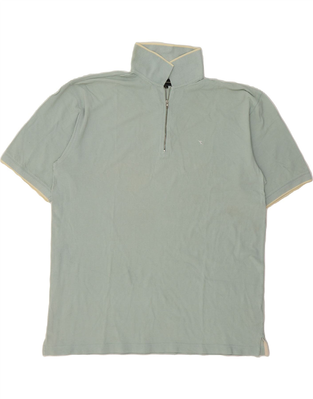DIADORA Mens Polo Shirt XL Blue Cotton Vintage Diadora and Second-Hand Diadora from Messina Hembry 