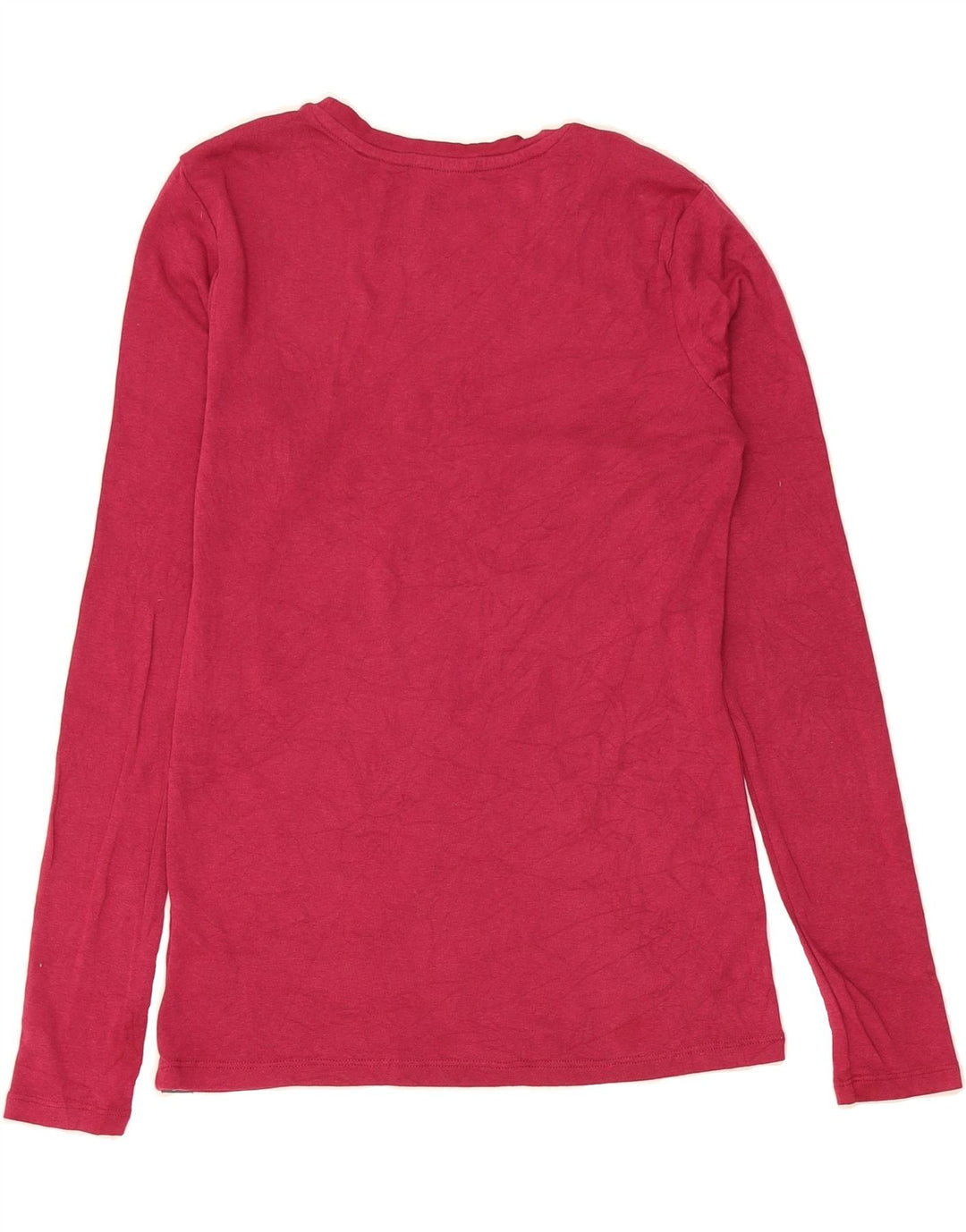 EDDIE BAUER Womens Top Long Sleeve UK 8 Small Pink Cotton Vintage Eddie Bauer and Second-Hand Eddie Bauer from Messina Hembry 