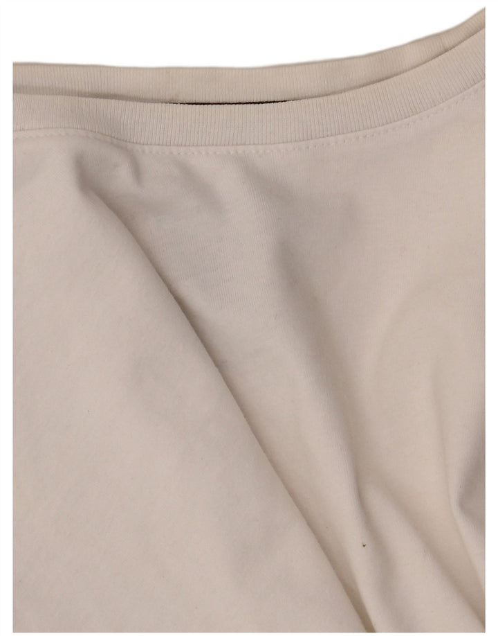 Crew Clothing Mens T-Shirt Top XL White Cotton