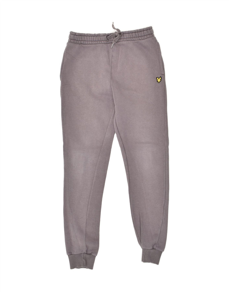 LYLE & SCOTT Boys Tracksuit Trousers Joggers 10-11 Years Grey Cotton | Vintage Lyle & Scott | Thrift | Second-Hand Lyle & Scott | Used Clothing | Messina Hembry 