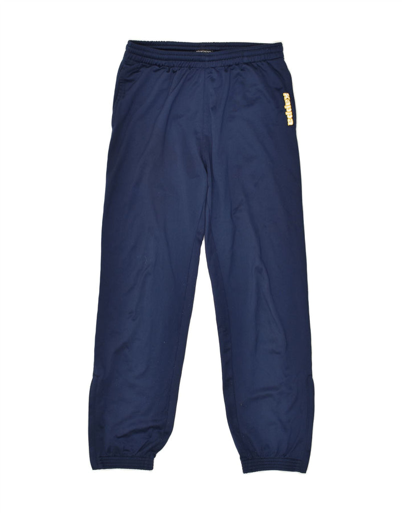 KAPPA Boys Graphic Tracksuit Trousers Joggers 11-12 Years Navy Blue | Vintage Kappa | Thrift | Second-Hand Kappa | Used Clothing | Messina Hembry 