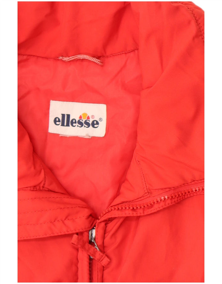 Ellesse Womens Padded Padded Jacket UK 20 2XL Red